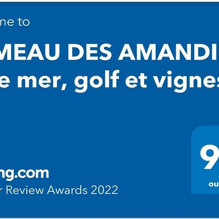 Appartamento Hameau Des Amandiers - Vue Mer, Golf Et Vignes Saint-Cyr-sur-Mer Esterno foto