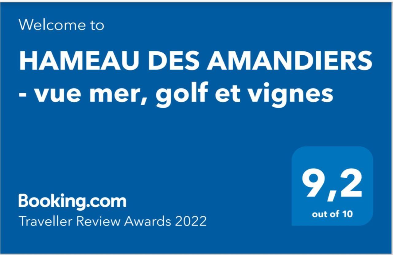 Appartamento Hameau Des Amandiers - Vue Mer, Golf Et Vignes Saint-Cyr-sur-Mer Esterno foto