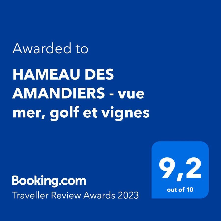 Appartamento Hameau Des Amandiers - Vue Mer, Golf Et Vignes Saint-Cyr-sur-Mer Esterno foto