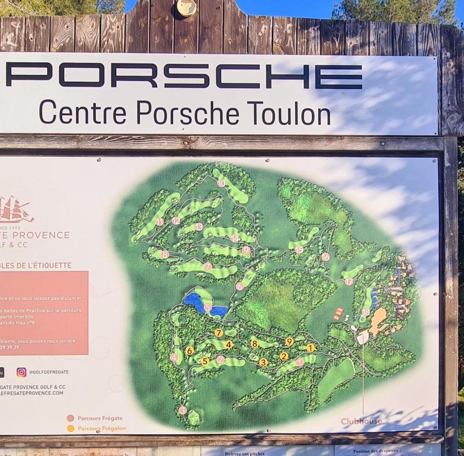 Appartamento Hameau Des Amandiers - Vue Mer, Golf Et Vignes Saint-Cyr-sur-Mer Esterno foto